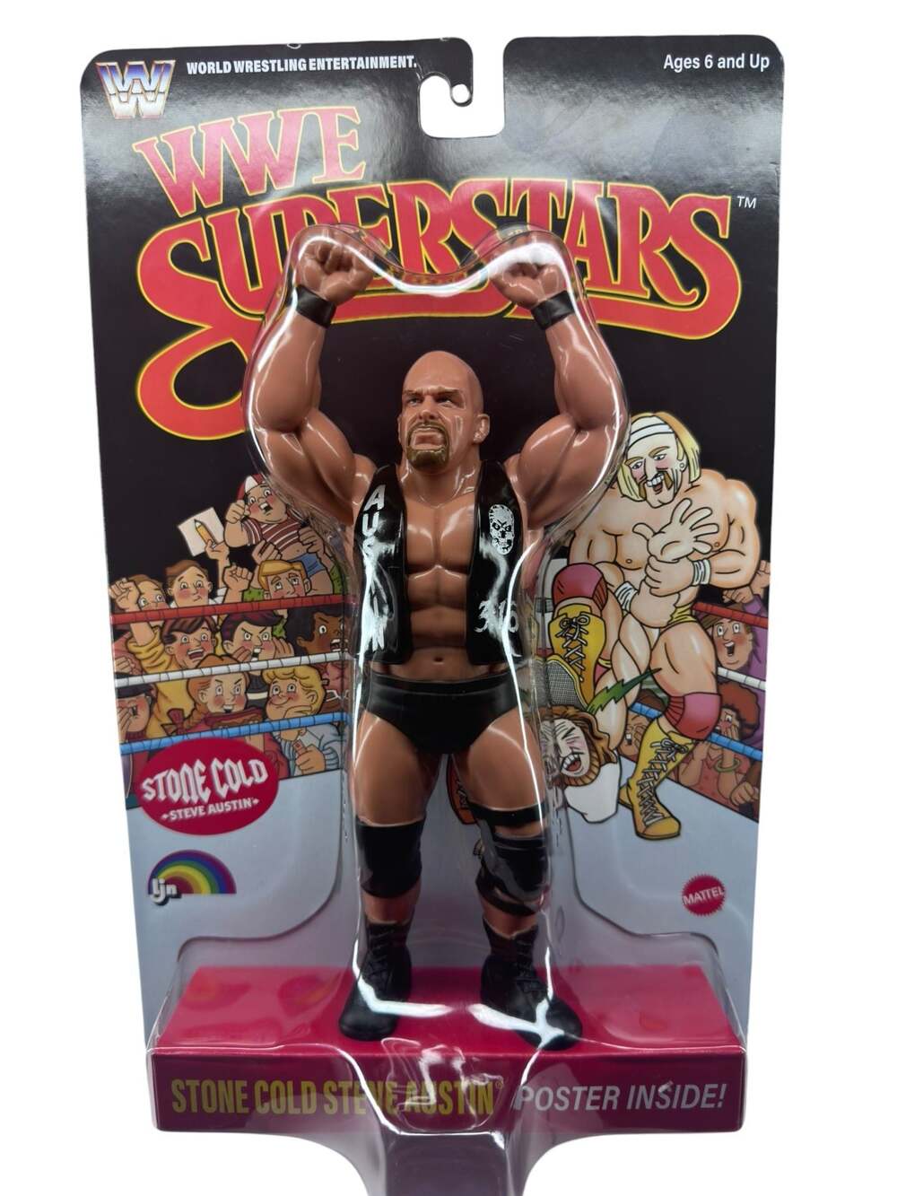 Mattel WWE Superstars LJN Collection Stone Cold Steve Austin Action Figure
